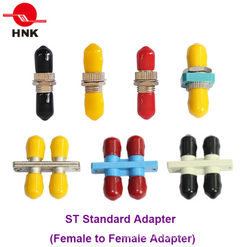 St Duplex Simplex Plastic or Metal Fiber Optic Adapter